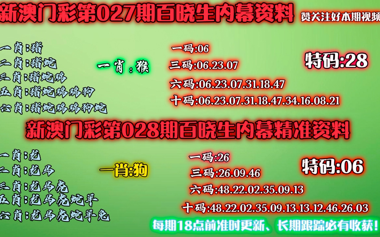 新澳门彩